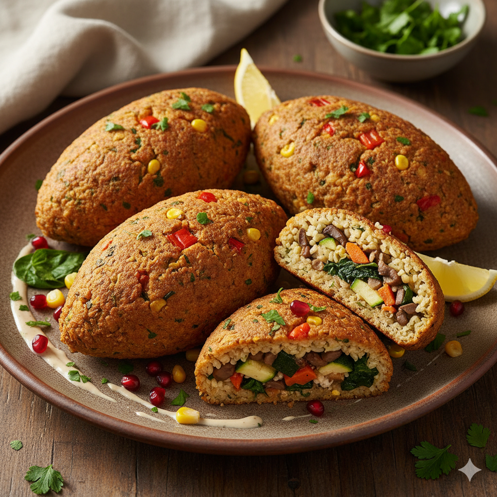 كبة برغل بالخضار 